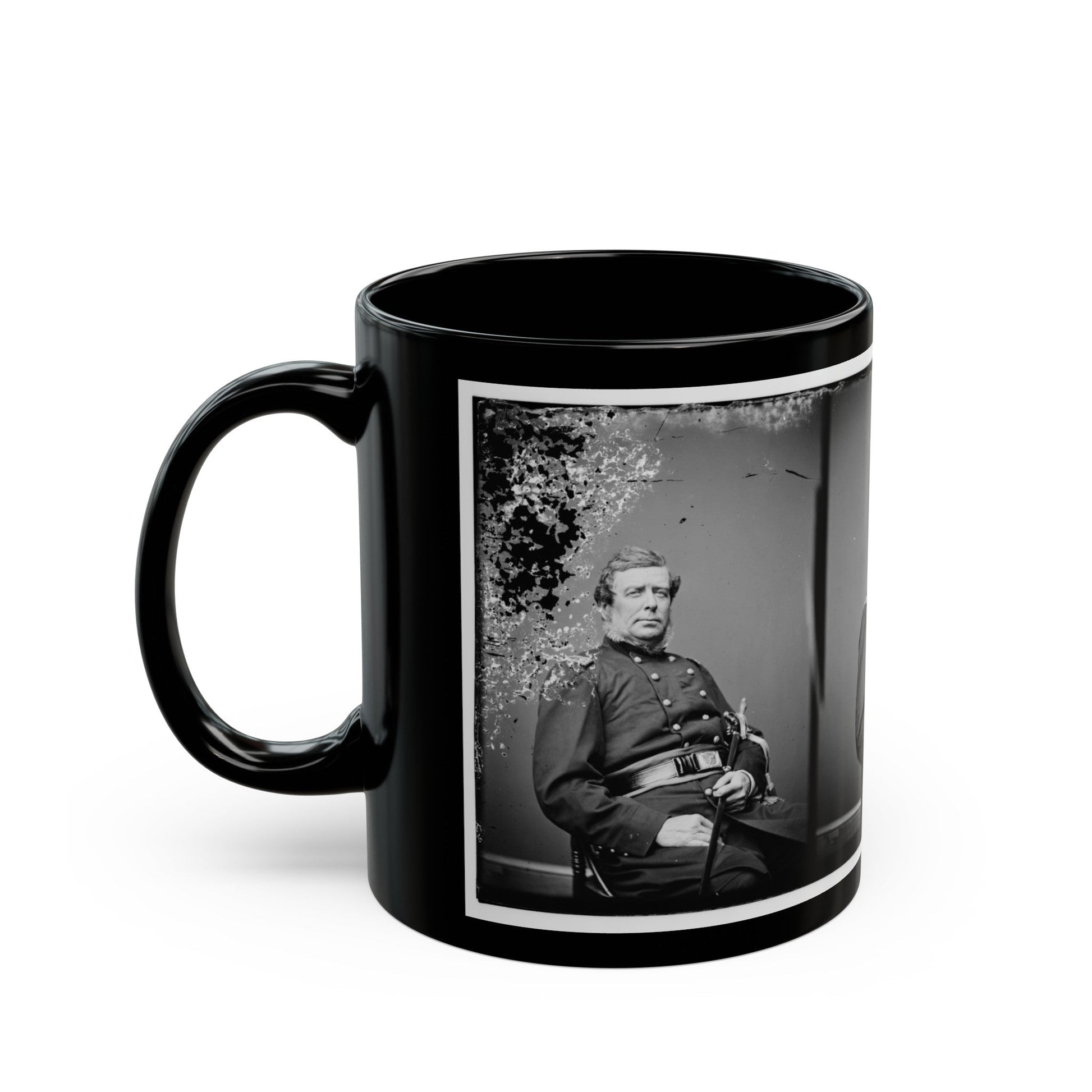 Untitled(6) (U.S. Civil War) Black Coffee Mug-The Sticker Space