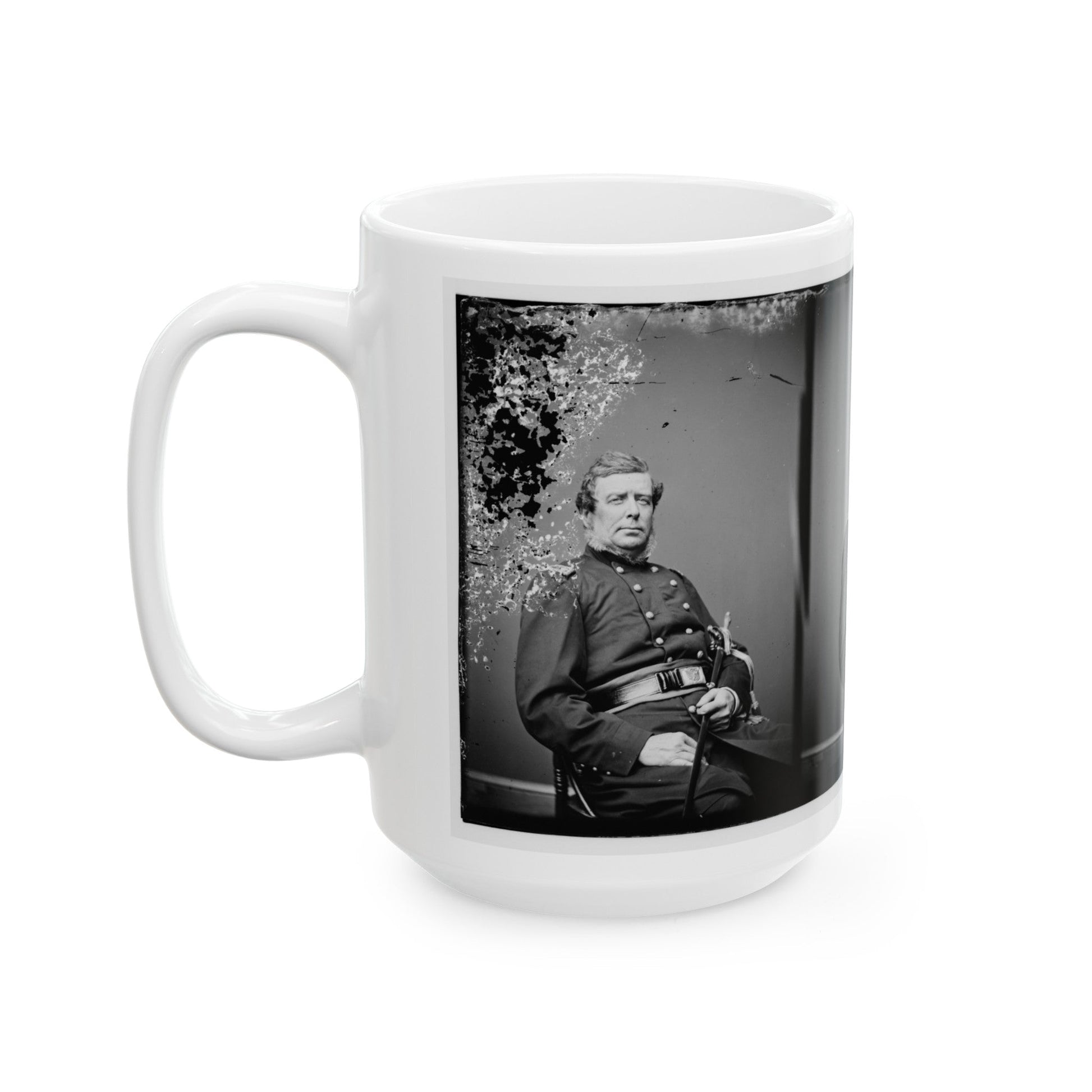 Untitled(6) (U.S. Civil War) White Coffee Mug-The Sticker Space