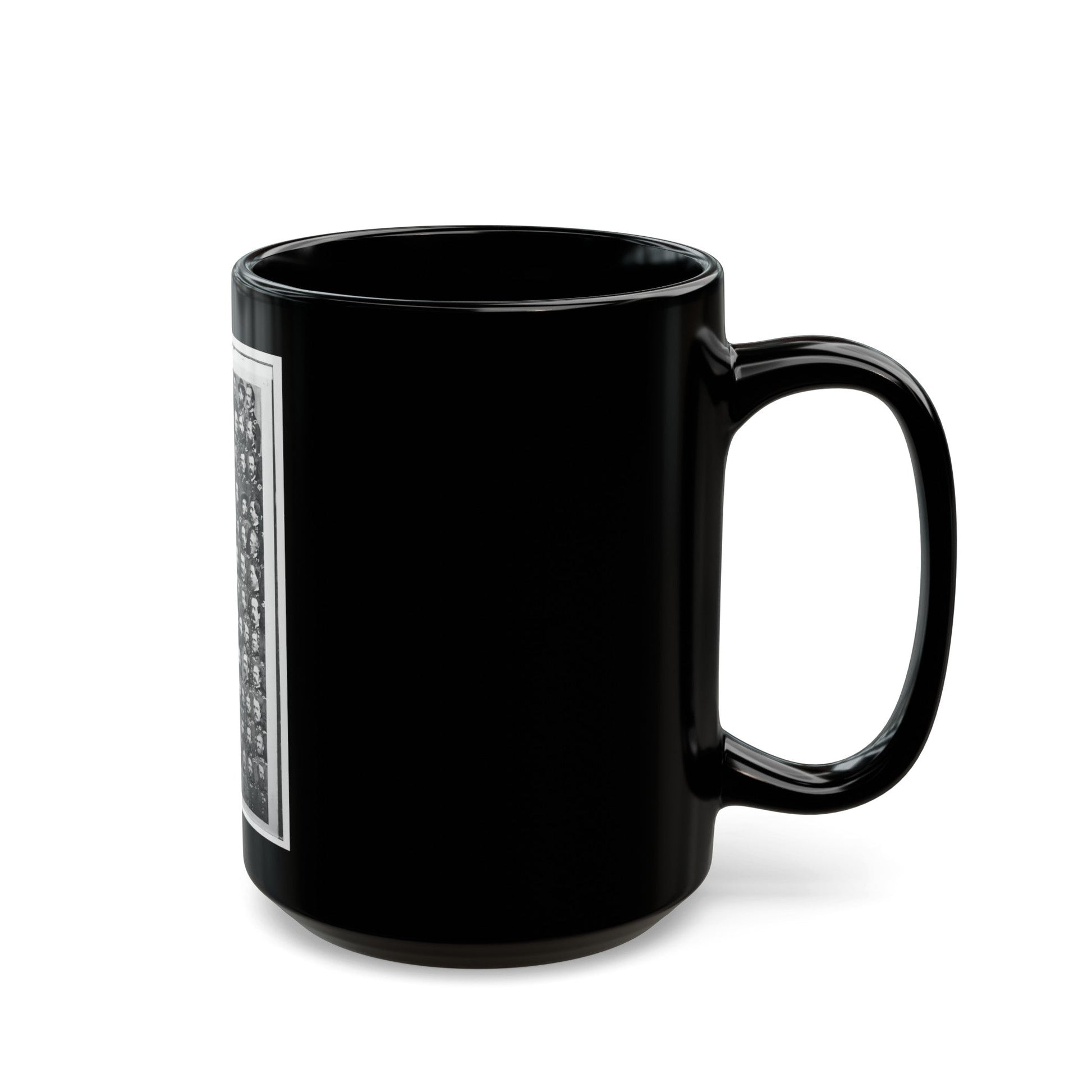 Untitled(7) (U.S. Civil War) Black Coffee Mug-The Sticker Space