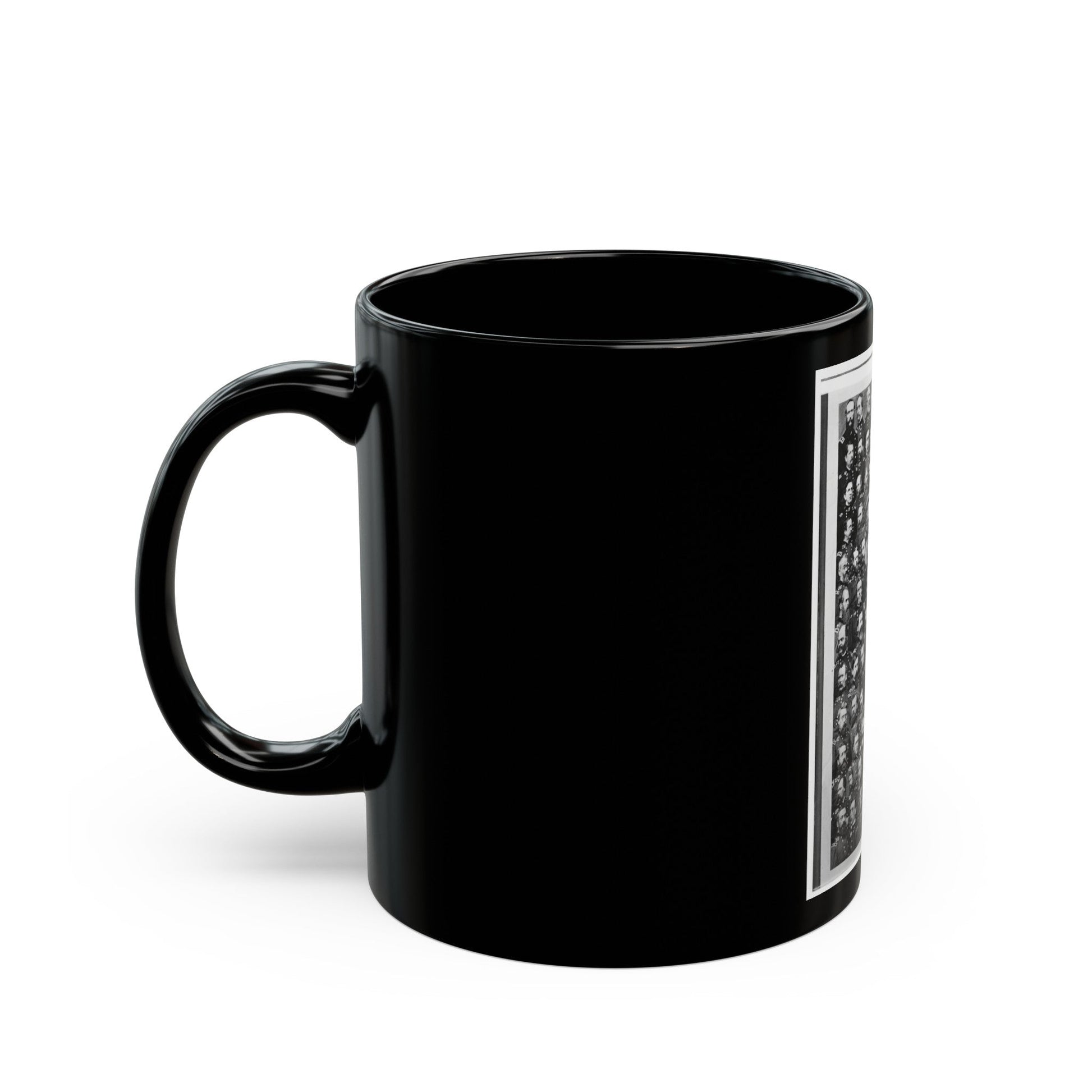 Untitled(7) (U.S. Civil War) Black Coffee Mug-The Sticker Space