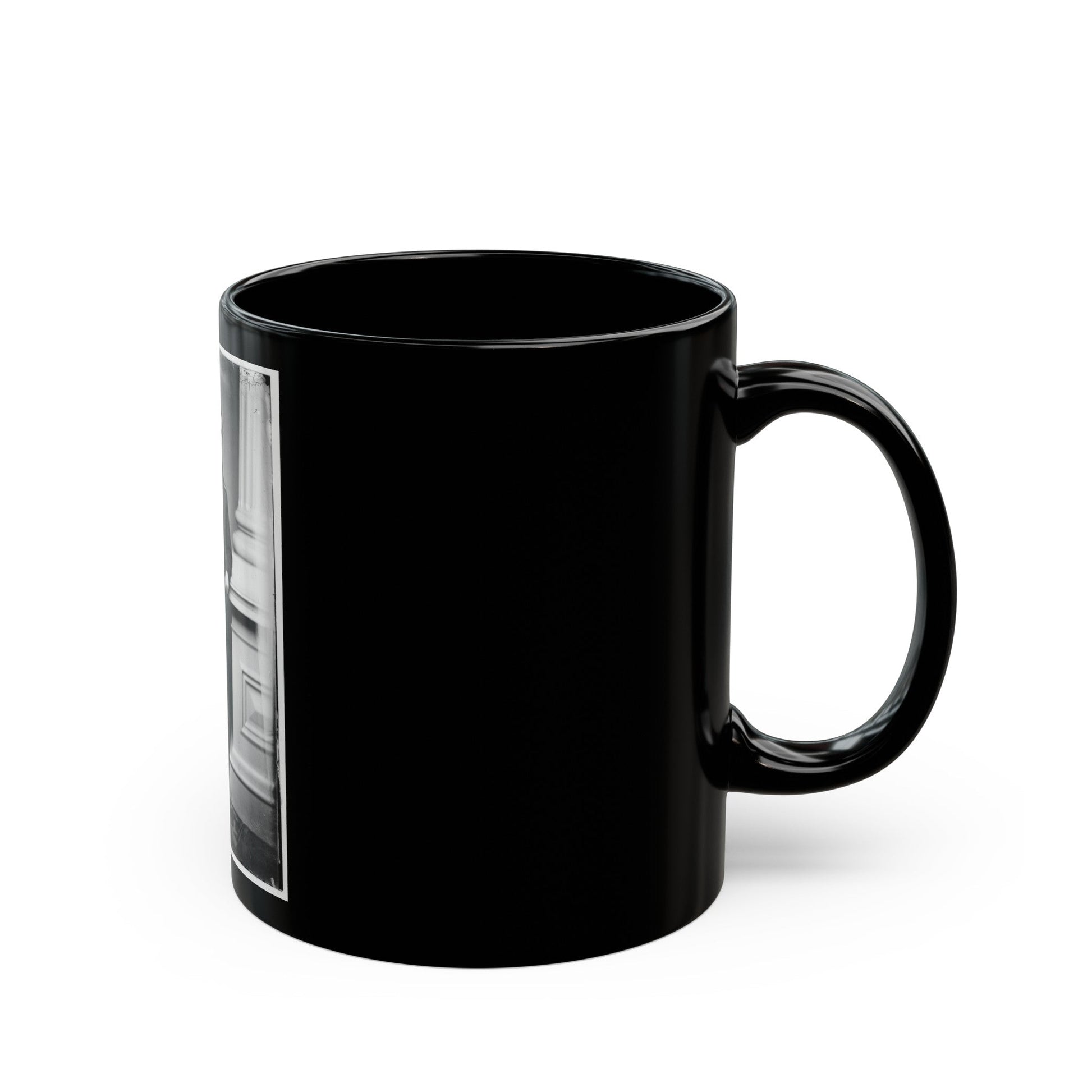 Untitled(8) (U.S. Civil War) Black Coffee Mug-The Sticker Space