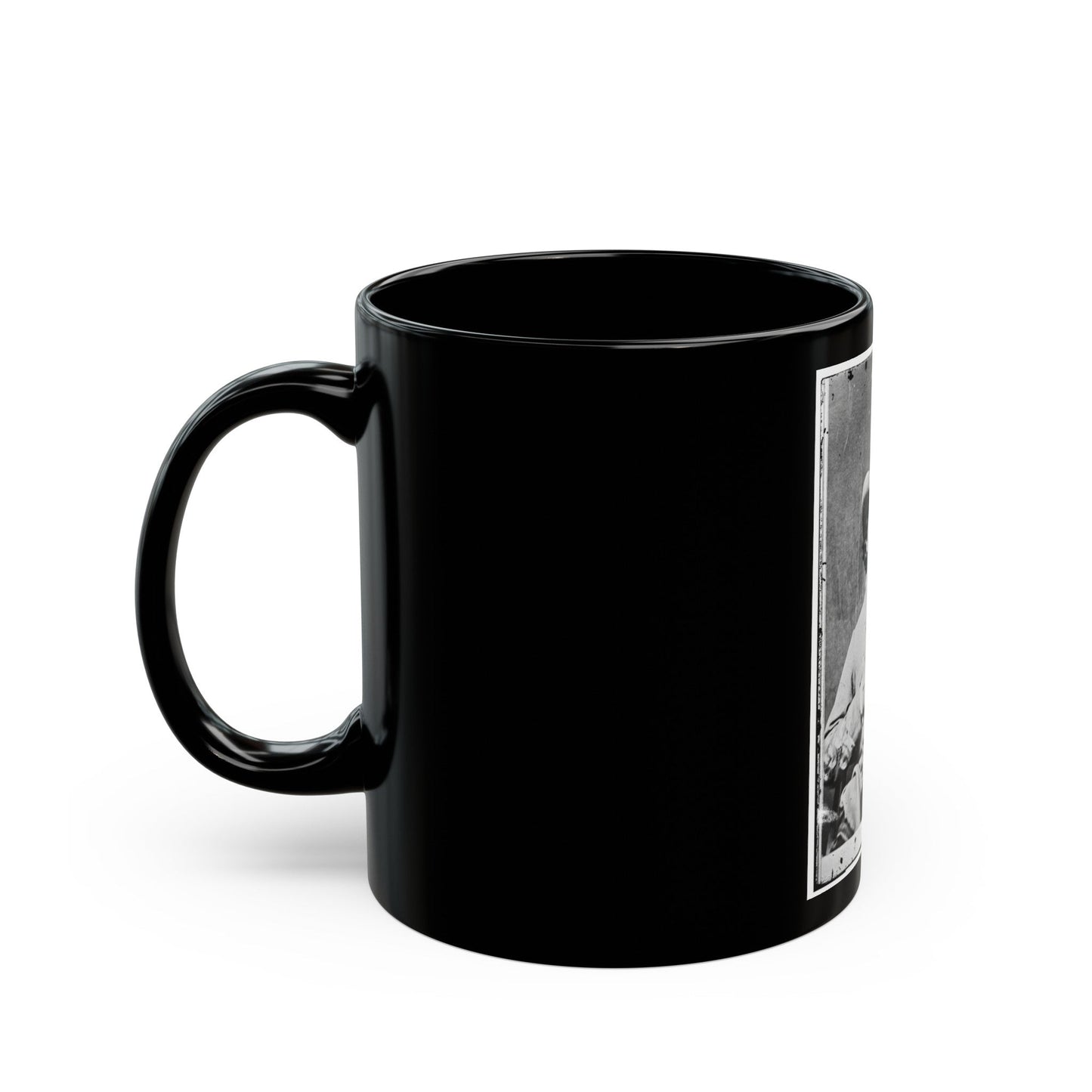 Untitled(9) (U.S. Civil War) Black Coffee Mug-The Sticker Space