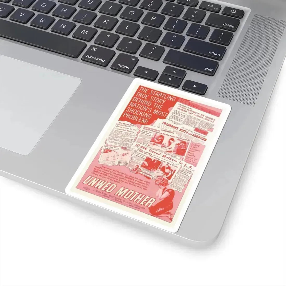 UNWED MOTHER 1958 Movie Poster - STICKER Vinyl Kiss-Cut Decal - The Sticker Space