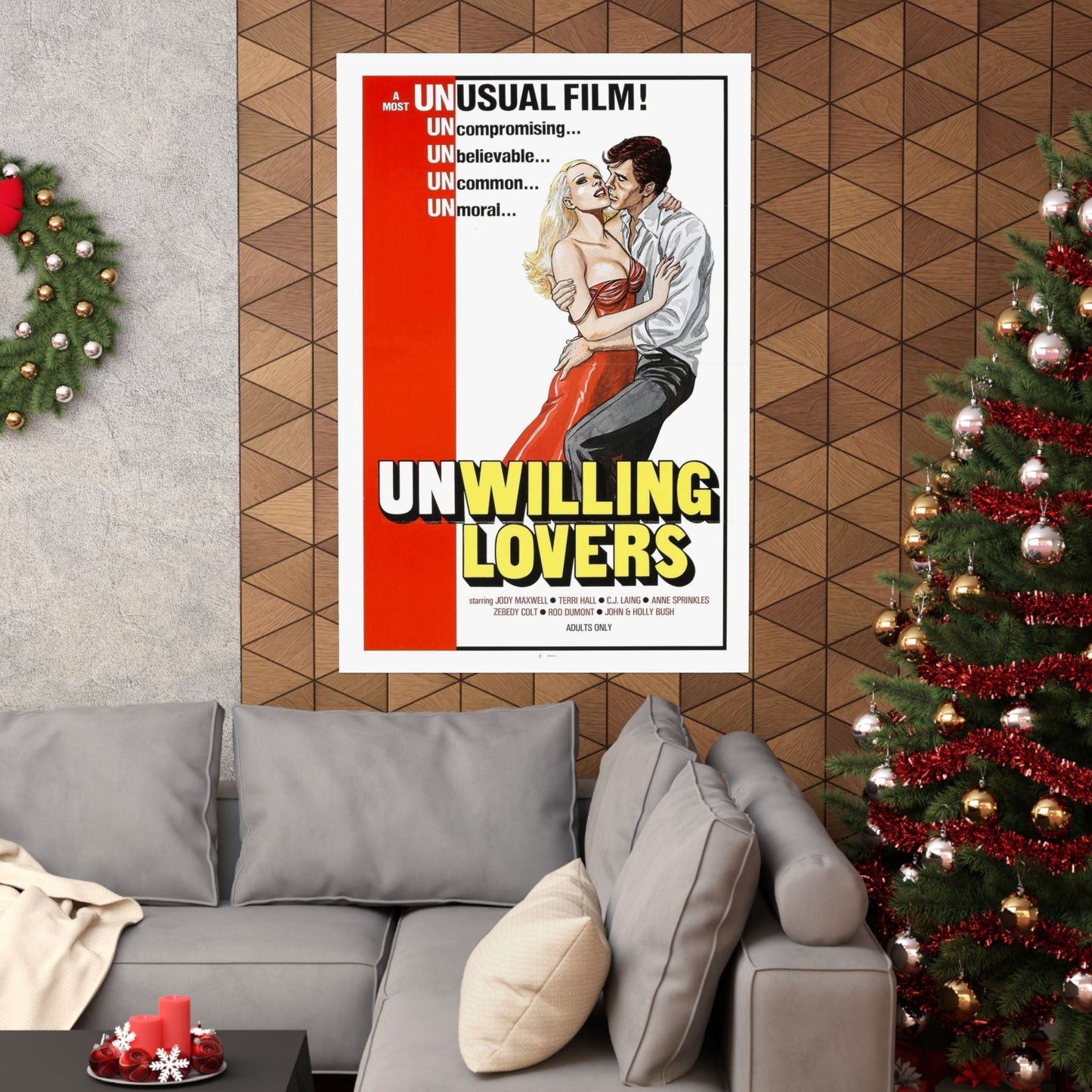 UNWILLING LOVERS 1977 - Paper Movie Poster-The Sticker Space