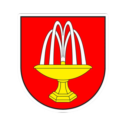 Uors-Peiden wappen (Switzerland) (Coat of Arms) STICKER Vinyl Kiss-Cut Decal 2 Inch White - The Sticker Space