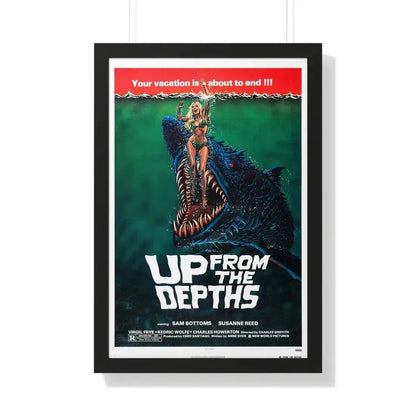 UP FROM THE DEPTHS 1979 - Framed Movie Poster 20" x 30" Black - The Sticker Space