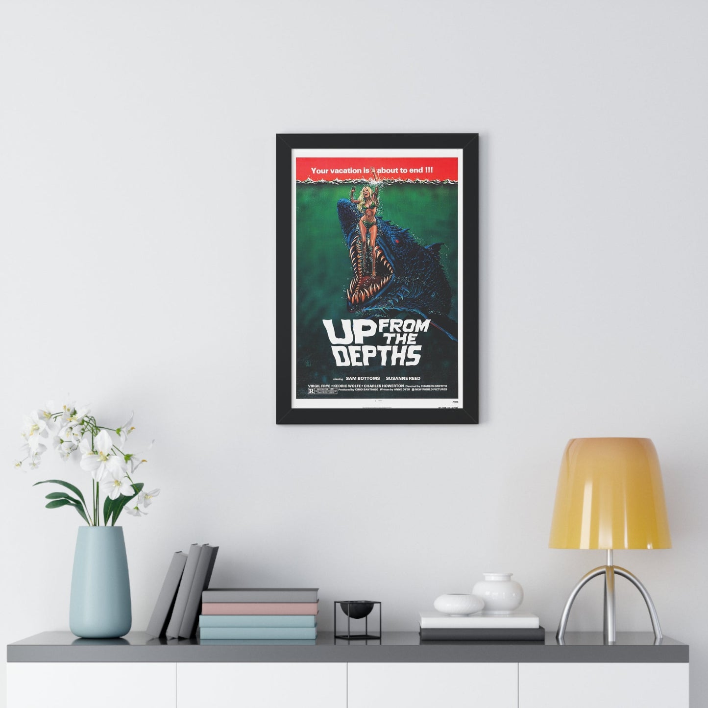 UP FROM THE DEPTHS 1979 - Framed Movie Poster-The Sticker Space