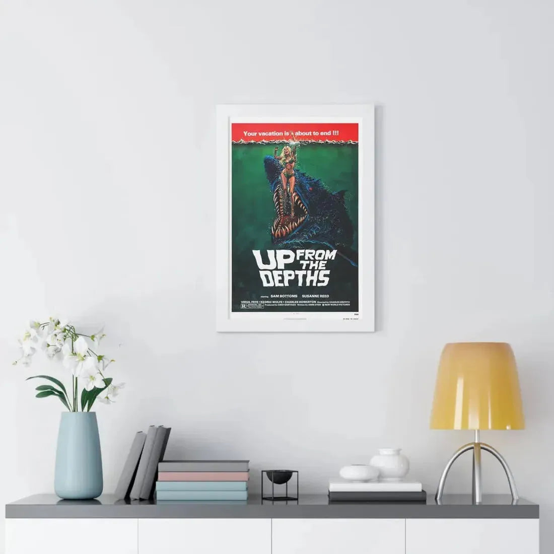 UP FROM THE DEPTHS 1979 - Framed Movie Poster - The Sticker Space