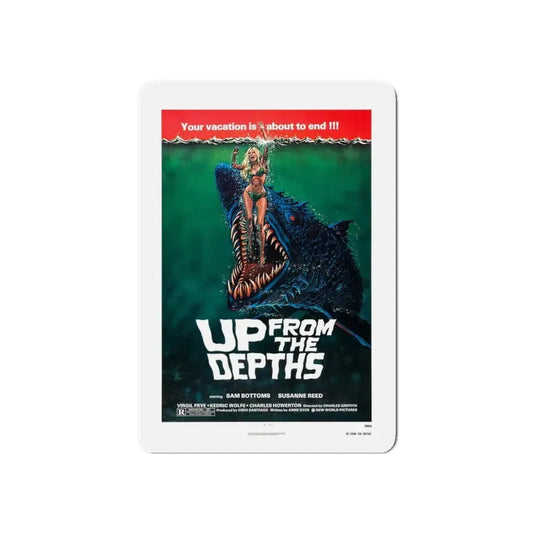 UP FROM THE DEPTHS 1979 Movie Poster - Refrigerator Magnet 6 Inch - The Sticker Space