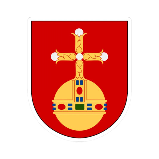 Uppland vapen (Sweden) (Coat of Arms) STICKER Vinyl Kiss-Cut Decal 2 Inch White - The Sticker Space