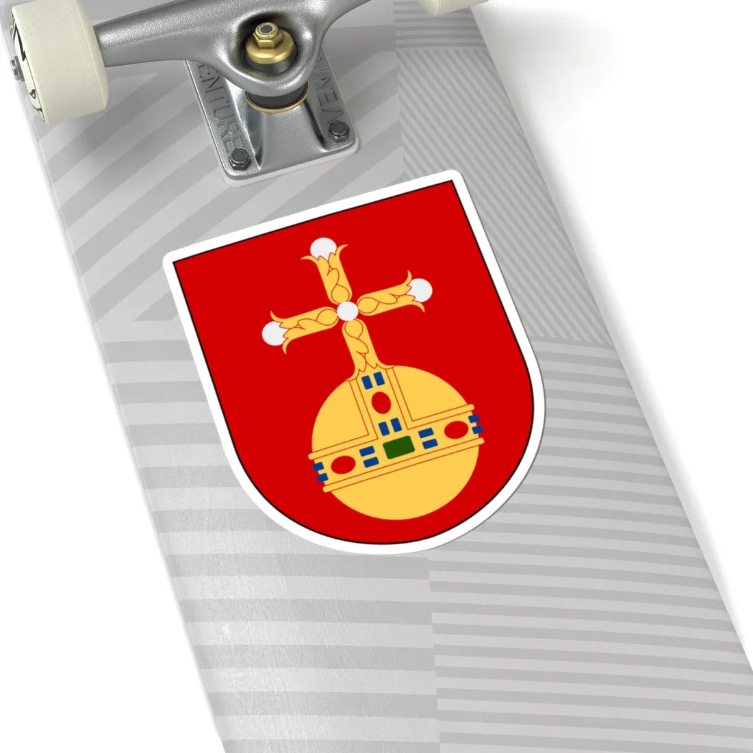 Uppland vapen (Sweden) (Coat of Arms) STICKER Vinyl Kiss-Cut Decal - The Sticker Space
