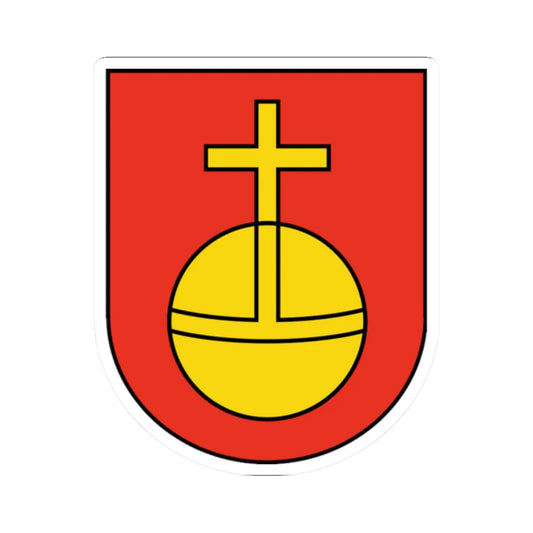 UpplandCoA (Sweden) (Coat of Arms) STICKER Vinyl Kiss-Cut Decal 2 Inch White - The Sticker Space