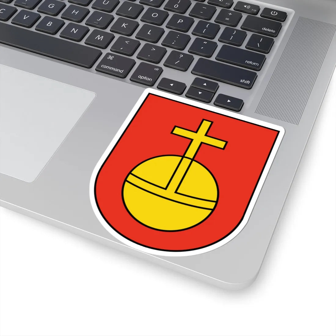 UpplandCoA (Sweden) (Coat of Arms) STICKER Vinyl Kiss-Cut Decal - The Sticker Space