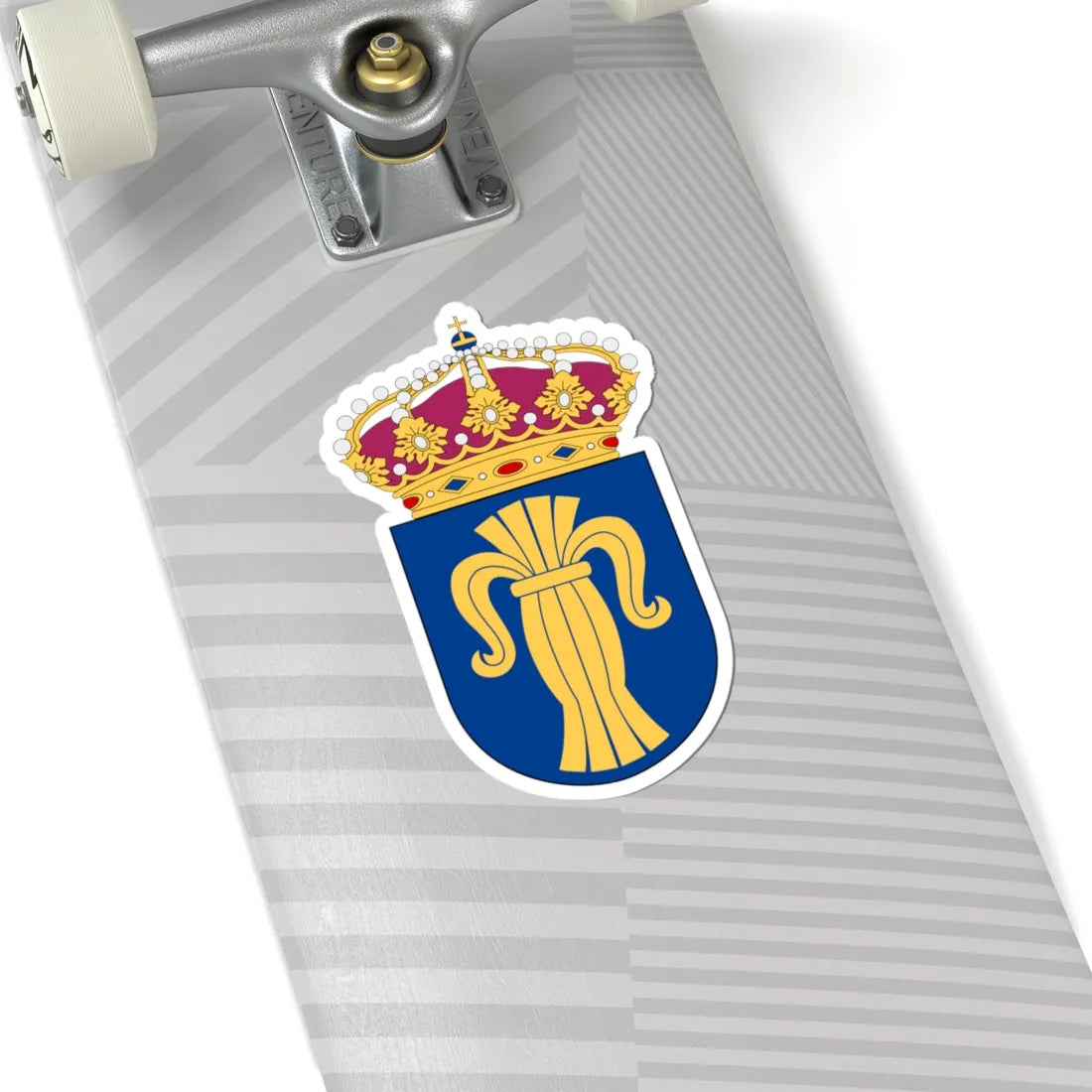 Upplands flygflottilj vapen pre1994 (Sweden) (Coat of Arms) STICKER Vinyl Kiss-Cut Decal - The Sticker Space