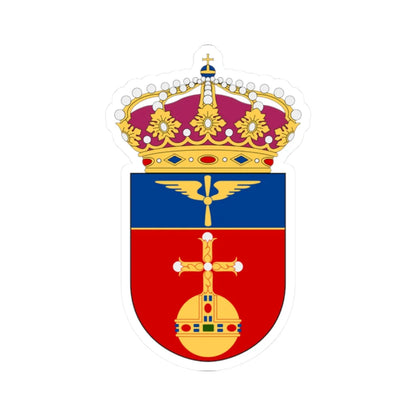 Upplands flygflottilj vapen (Sweden) (Coat of Arms) STICKER Vinyl Kiss-Cut Decal 2 Inch White - The Sticker Space