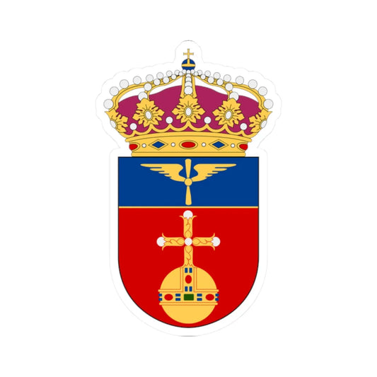 Upplands flygflottilj vapen (Sweden) (Coat of Arms) STICKER Vinyl Kiss-Cut Decal 2 Inch White - The Sticker Space