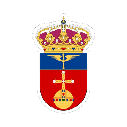 Upplands flygflottilj vapen (Sweden) (Coat of Arms) STICKER Vinyl Kiss-Cut Decal 6 Inch White - The Sticker Space