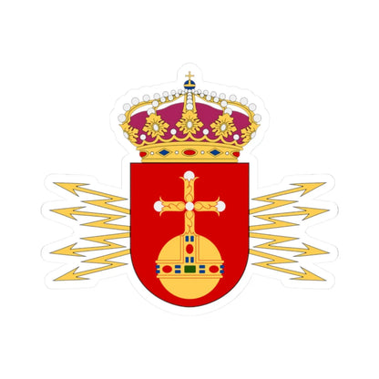 Upplands regemente vapen (Sweden) (Coat of Arms) STICKER Vinyl Kiss-Cut Decal 2 Inch White - The Sticker Space