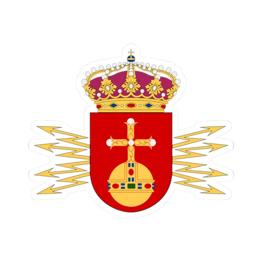 Upplands regemente vapen (Sweden) (Coat of Arms) STICKER Vinyl Kiss-Cut Decal 2 Inch White - The Sticker Space