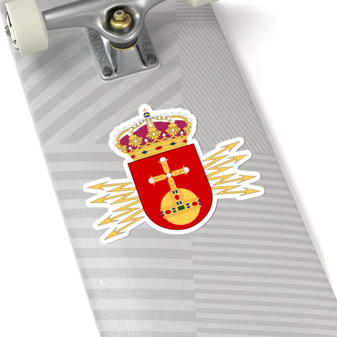 Upplands regemente vapen (Sweden) (Coat of Arms) STICKER Vinyl Kiss-Cut Decal - The Sticker Space