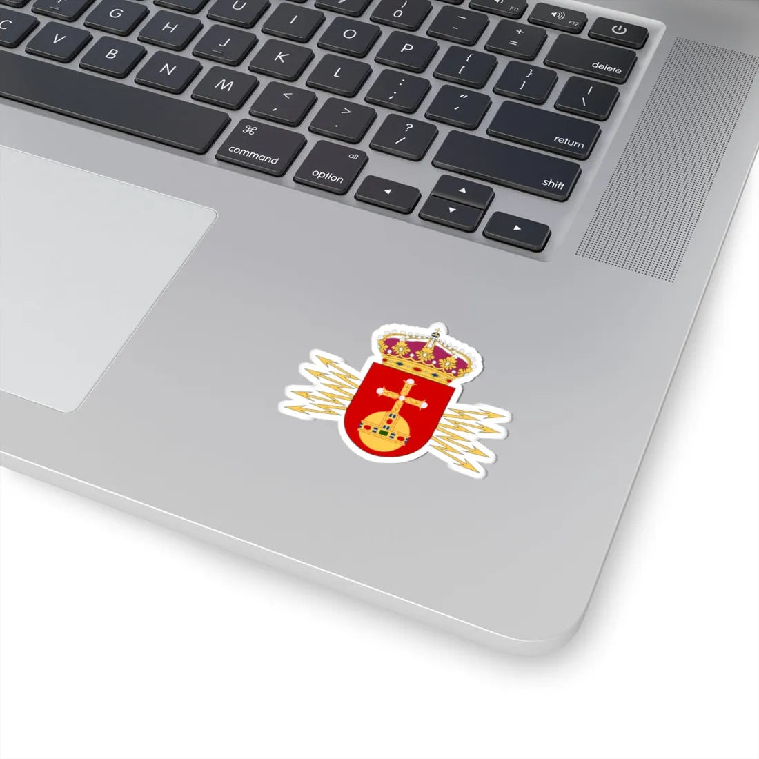 Upplands regemente vapen (Sweden) (Coat of Arms) STICKER Vinyl Kiss-Cut Decal - The Sticker Space