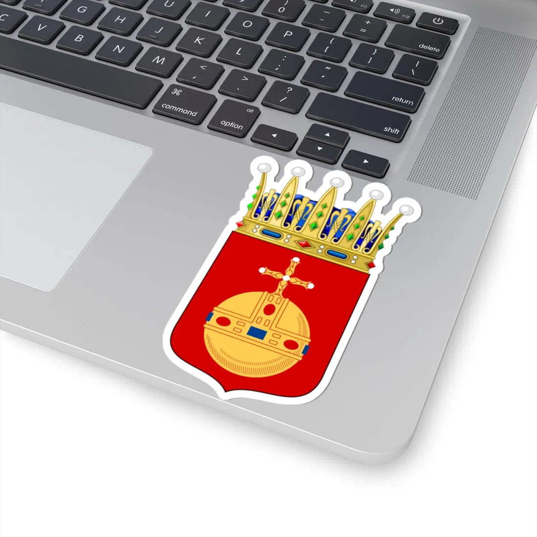 Upplands vapen crowned (Sweden) (Coat of Arms) STICKER Vinyl Kiss-Cut Decal - The Sticker Space