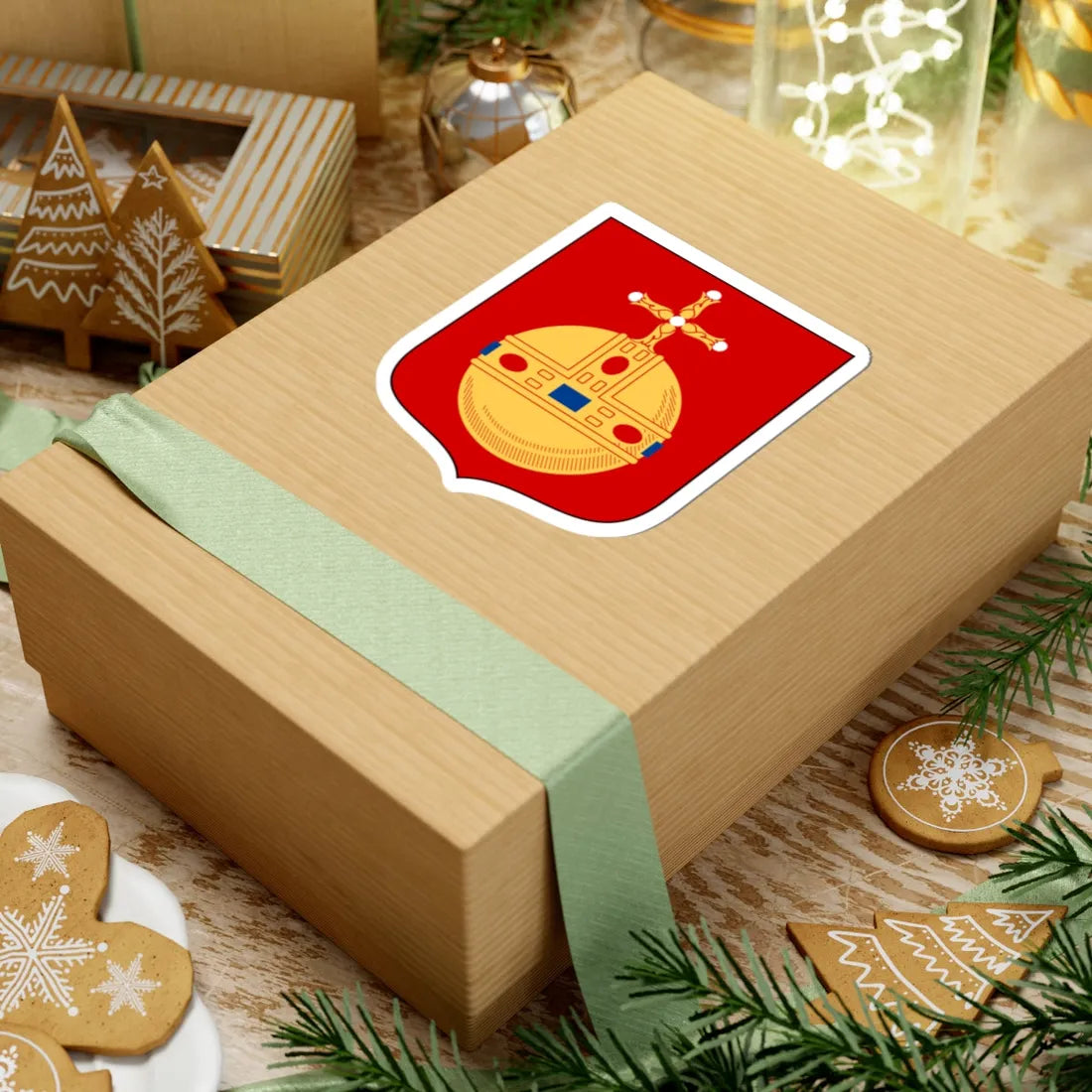 Upplands vapen (Sweden) (Coat of Arms) STICKER Vinyl Kiss-Cut Decal - The Sticker Space