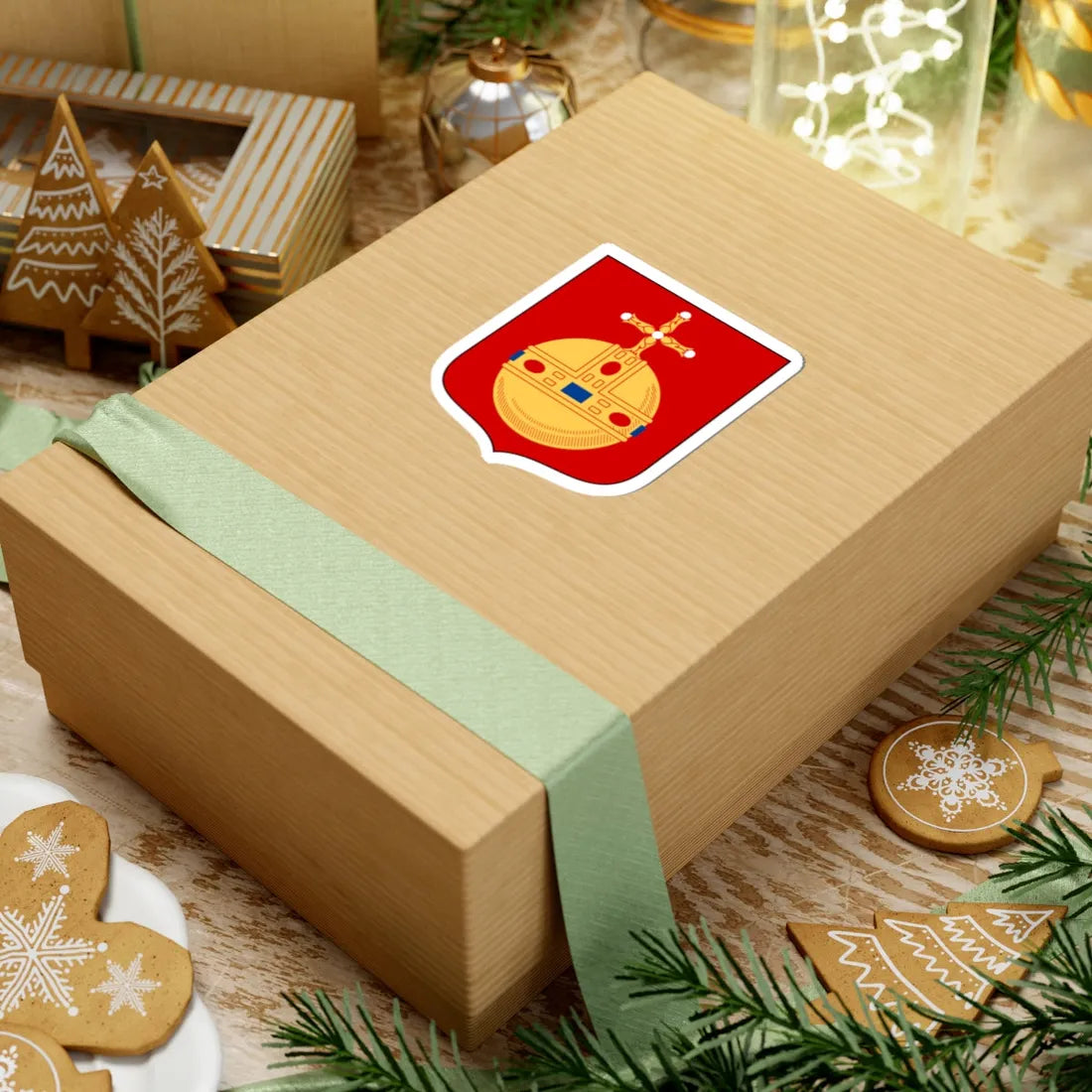 Upplands vapen (Sweden) (Coat of Arms) STICKER Vinyl Kiss-Cut Decal - The Sticker Space