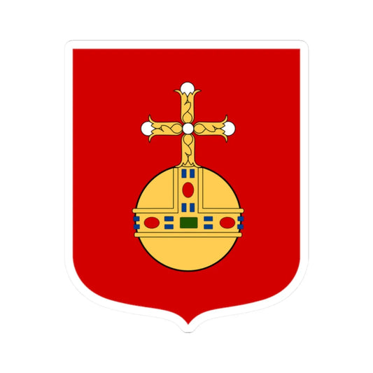 Uppsala län vapen b (Sweden) (Coat of Arms) STICKER Vinyl Kiss-Cut Decal 2 Inch White - The Sticker Space