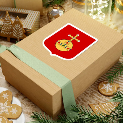 Uppsala län vapen b (Sweden) (Coat of Arms) STICKER Vinyl Kiss-Cut Decal - The Sticker Space