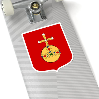 Uppsala län vapen b (Sweden) (Coat of Arms) STICKER Vinyl Kiss-Cut Decal - The Sticker Space