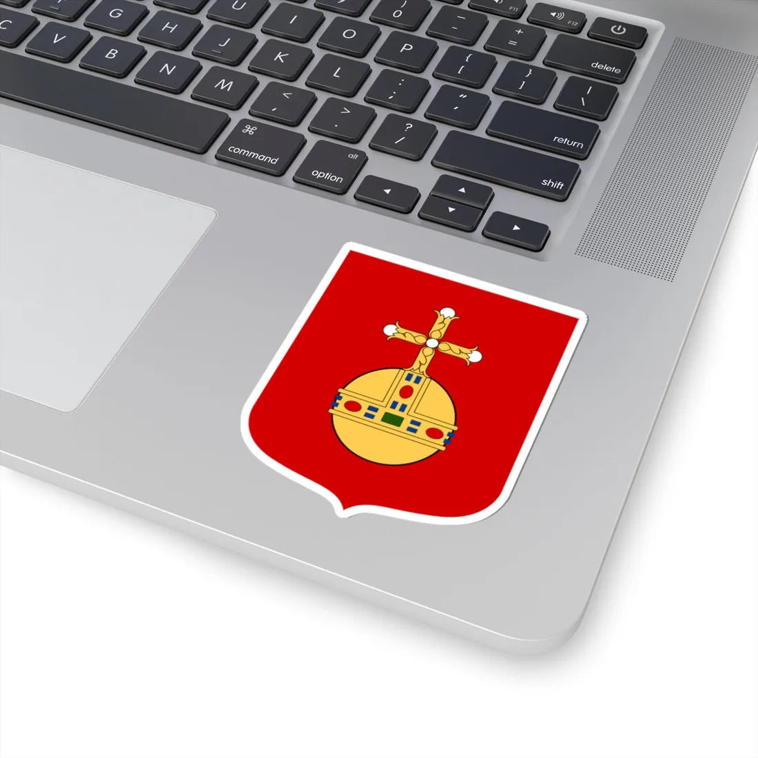 Uppsala län vapen b (Sweden) (Coat of Arms) STICKER Vinyl Kiss-Cut Decal - The Sticker Space