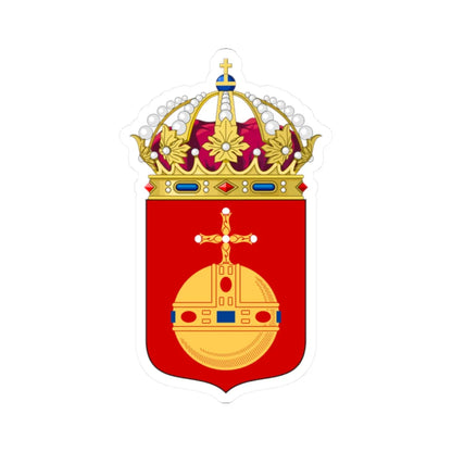 Uppsalas läns vapen (Sweden) (Coat of Arms) STICKER Vinyl Kiss-Cut Decal 2 Inch White - The Sticker Space
