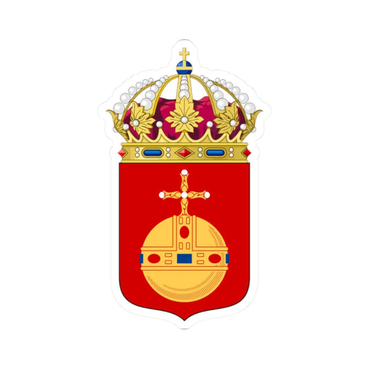 Uppsalas läns vapen (Sweden) (Coat of Arms) STICKER Vinyl Kiss-Cut Decal 2 Inch White - The Sticker Space