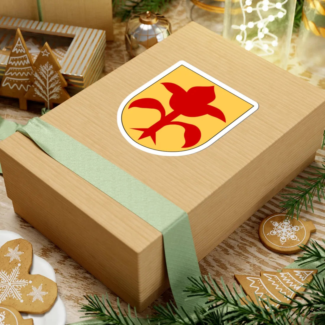 Uppvidinge härad vapen (Sweden) (Coat of Arms) STICKER Vinyl Kiss-Cut Decal - The Sticker Space