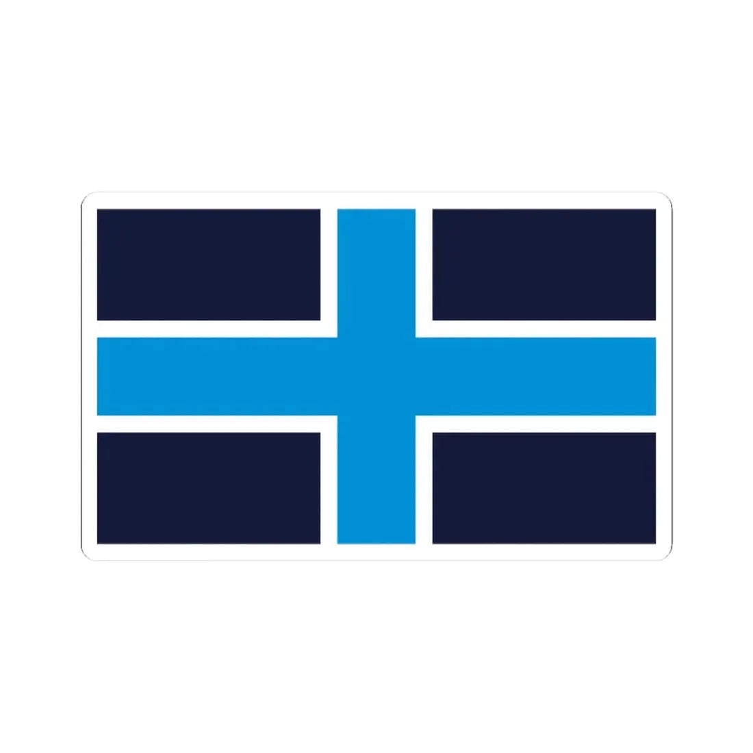 UPR flag (Poland) STICKER Vinyl Kiss-Cut Decal 3 Inch White - The Sticker Space