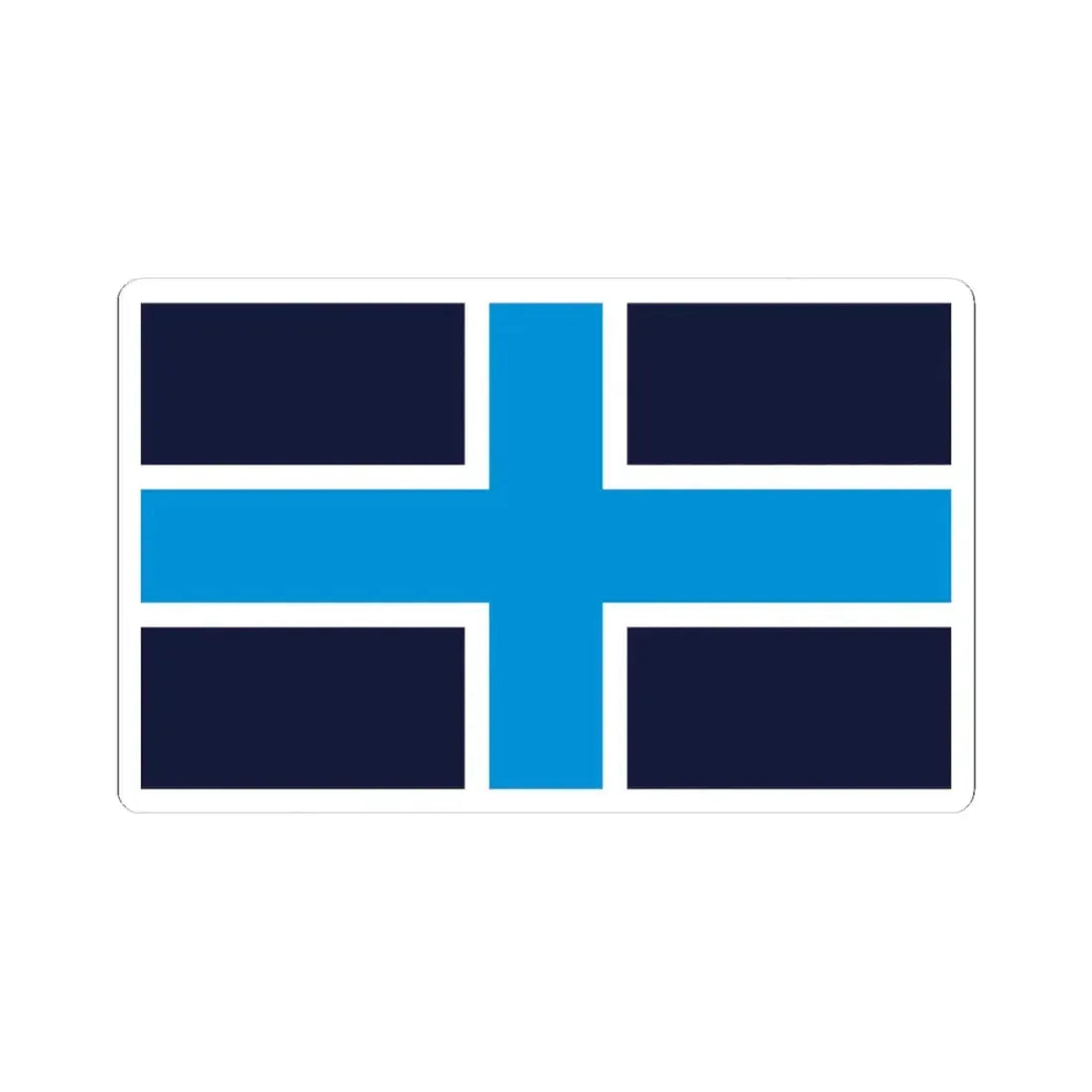 UPR flag (Poland) STICKER Vinyl Kiss-Cut Decal 4 Inch White - The Sticker Space