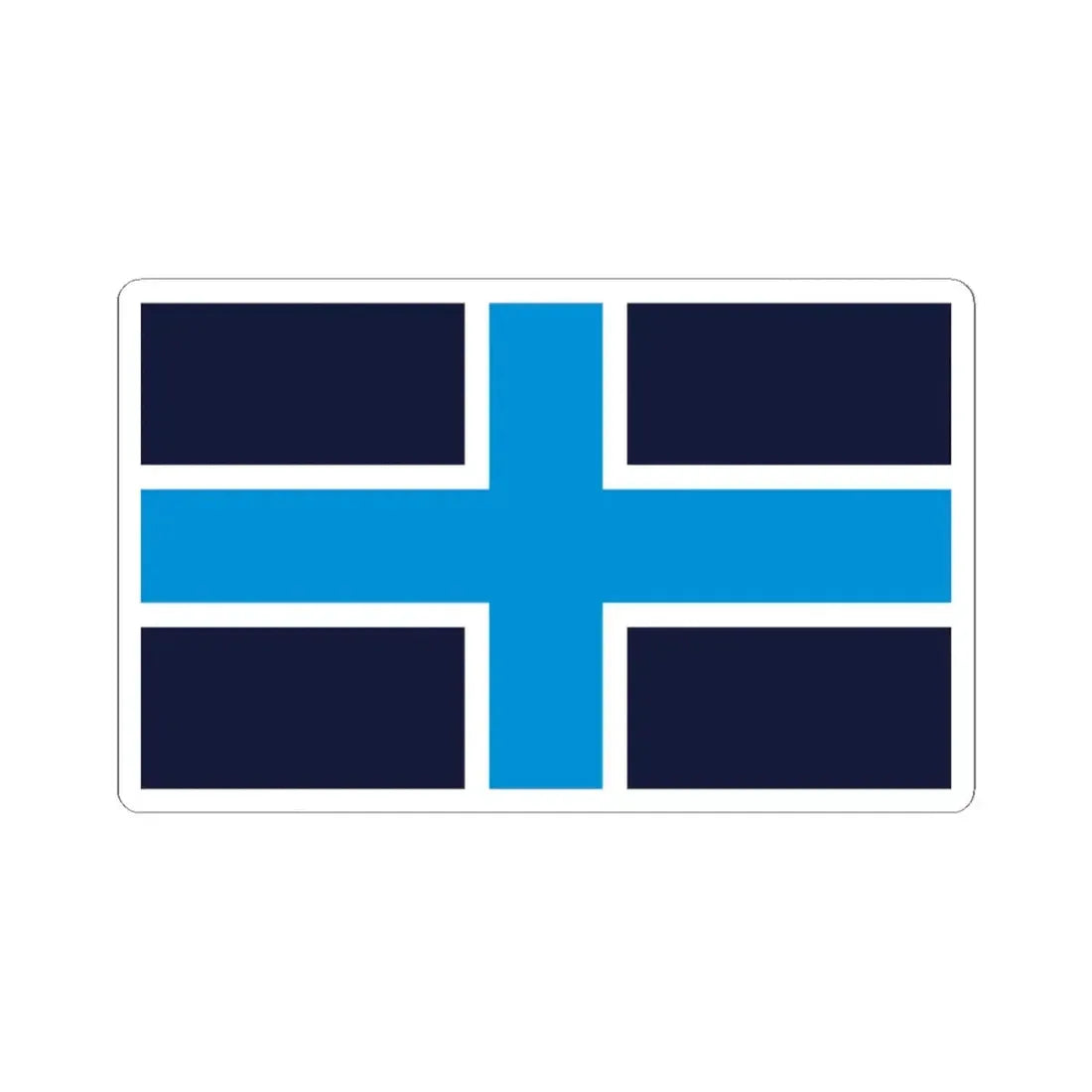 UPR flag (Poland) STICKER Vinyl Kiss-Cut Decal 6 Inch White - The Sticker Space