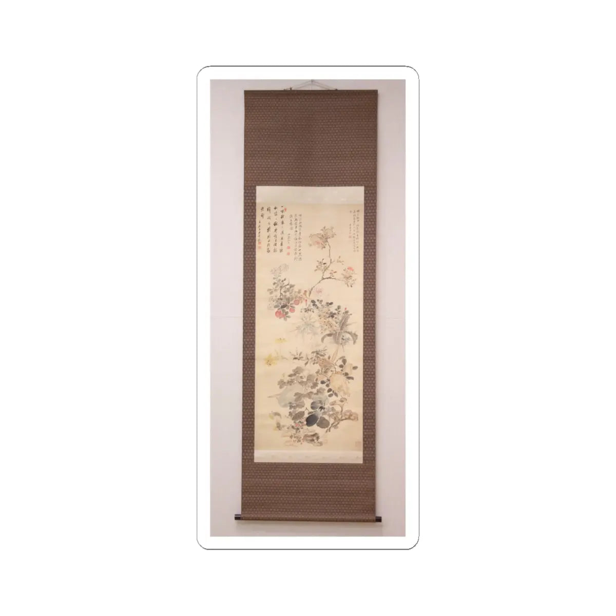 Uragami Shunkin - Flowers and Fruits - early 19th century - STICKER Vinyl Kiss-Cut Decal