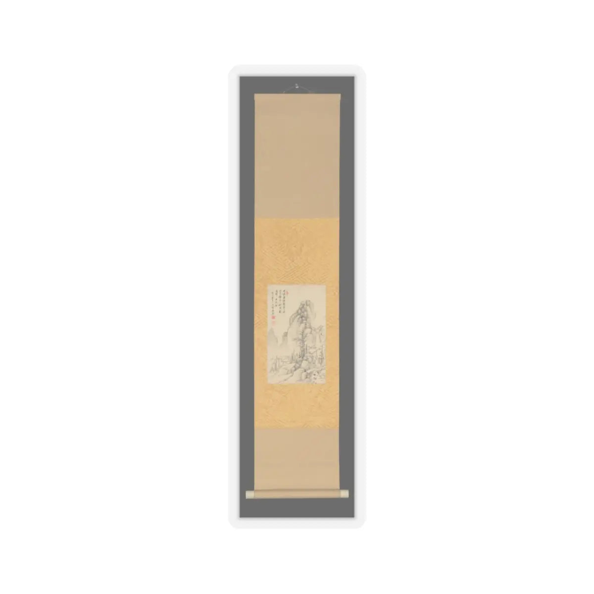 Urakami Shunkin (ASA) - Wintry Landscape with Trees - 1833 v2 - STICKER Vinyl Kiss-Cut Decal