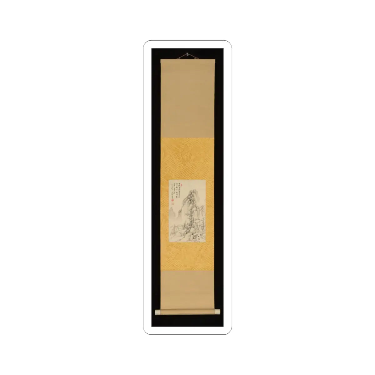 Urakami Shunkin (ASA) - Wintry Landscape with Trees - 1833 v2 - STICKER Vinyl Kiss-Cut Decal