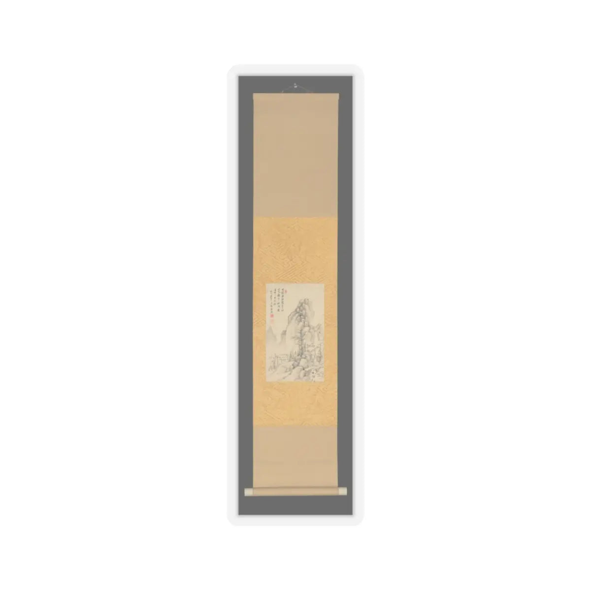 Urakami Shunkin (ASA) - Wintry Landscape with Trees - 1833 v2 - STICKER Vinyl Kiss-Cut Decal