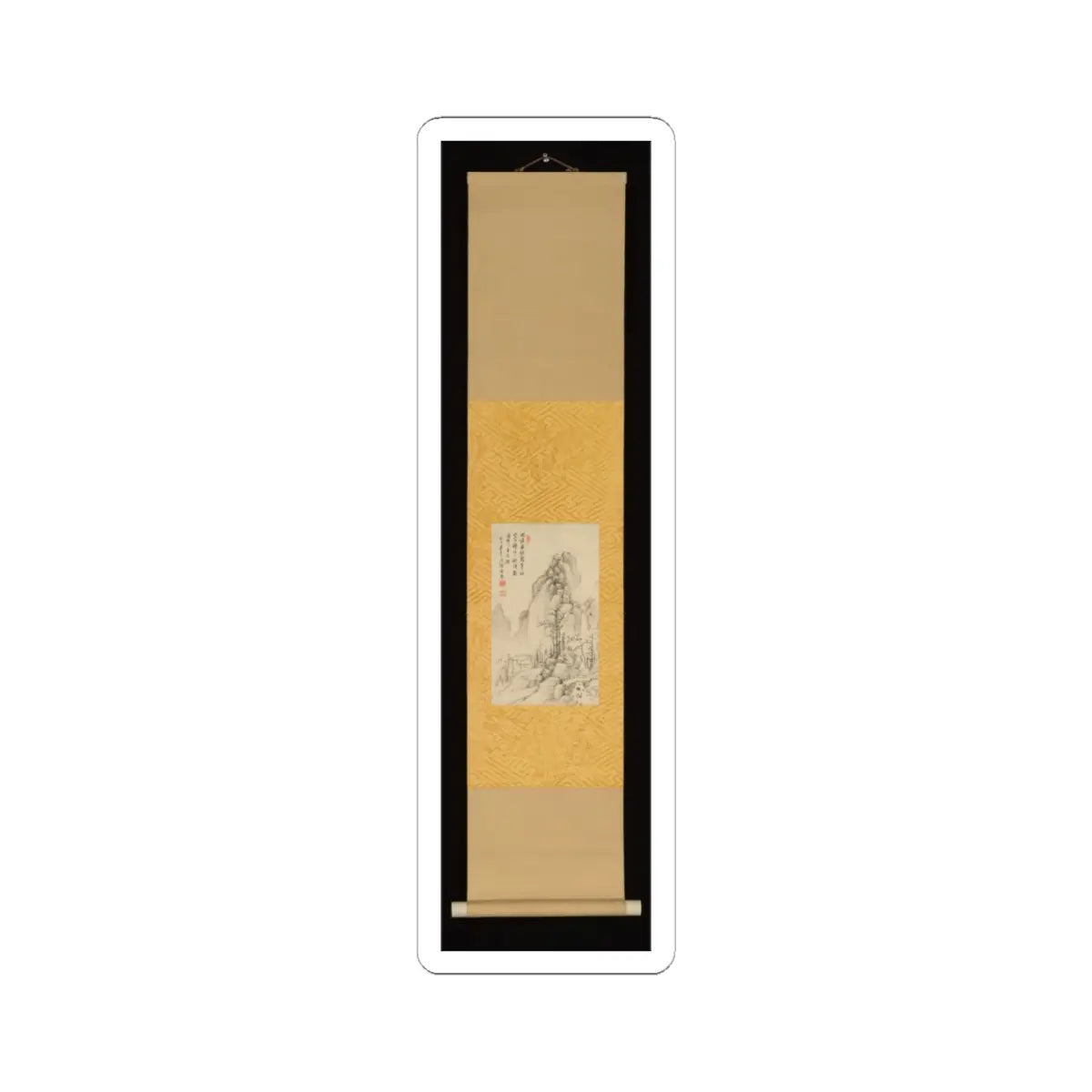 Urakami Shunkin (ASA) - Wintry Landscape with Trees - 1833 v2 - STICKER Vinyl Kiss-Cut Decal