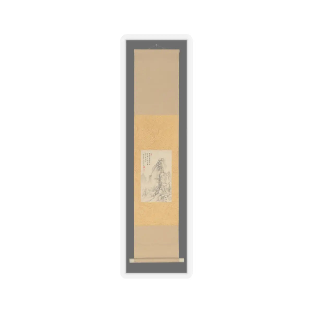 Urakami Shunkin (ASA) - Wintry Landscape with Trees - 1833 v2 - STICKER Vinyl Kiss-Cut Decal