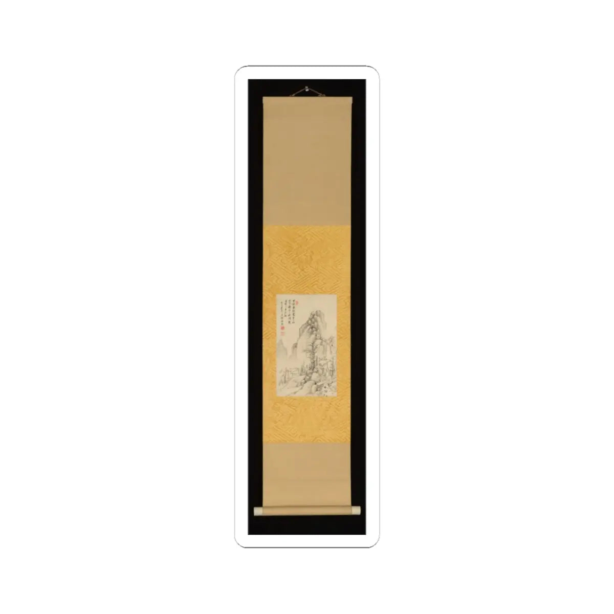 Urakami Shunkin (ASA) - Wintry Landscape with Trees - 1833 v2 - STICKER Vinyl Kiss-Cut Decal