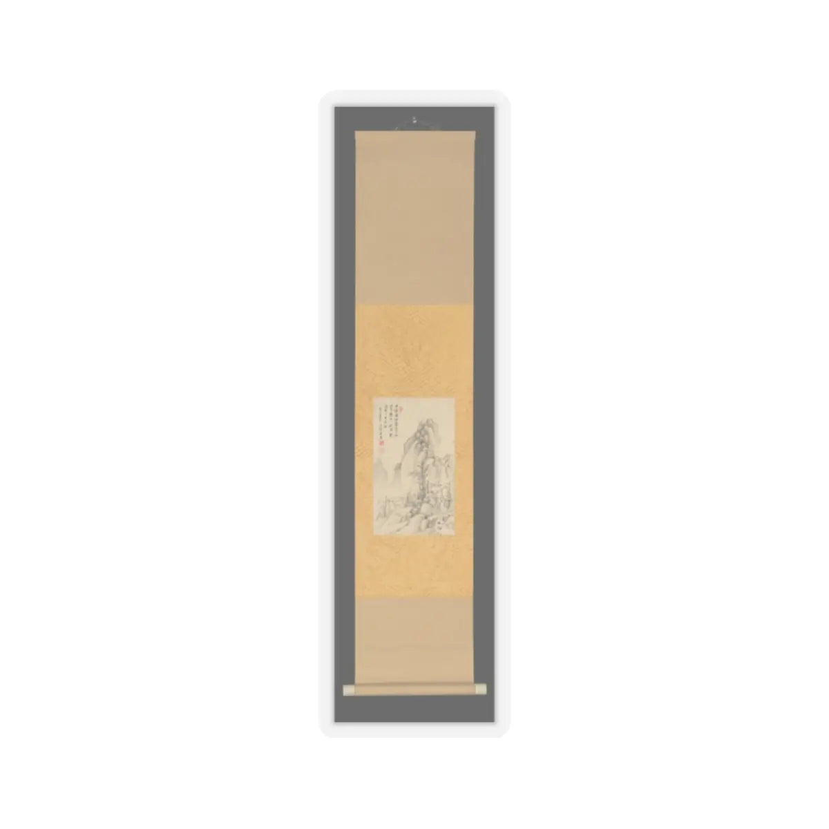 Urakami Shunkin (ASA) - Wintry Landscape with Trees - 1833 v2 - STICKER Vinyl Kiss-Cut Decal