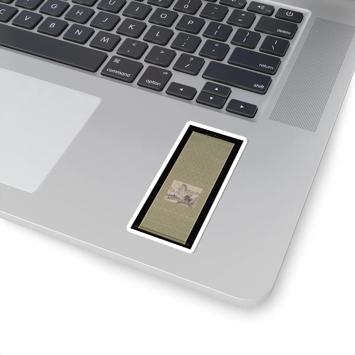 Urakami (Uragami) Gyokudō - In Verdant Mountains Hoping for Snow - ca. 1794 v2 - STICKER Vinyl Kiss-Cut Decal