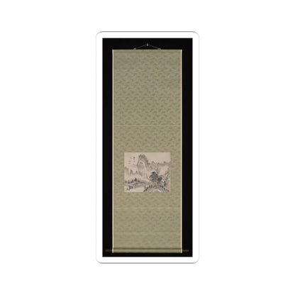 Urakami (Uragami) Gyokudō - In Verdant Mountains Hoping for Snow - ca. 1794 v2 - STICKER Vinyl Kiss-Cut Decal