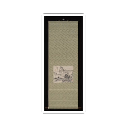 Urakami (Uragami) Gyokudō - In Verdant Mountains Hoping for Snow - ca. 1794 v2 - STICKER Vinyl Kiss-Cut Decal