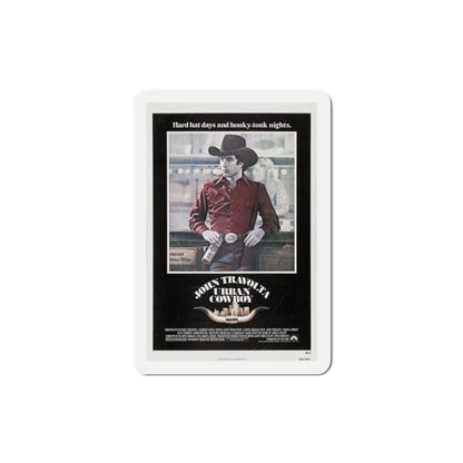Urban Cowboy 1980 Movie Poster Die-Cut Magnet-3" x 3"-The Sticker Space